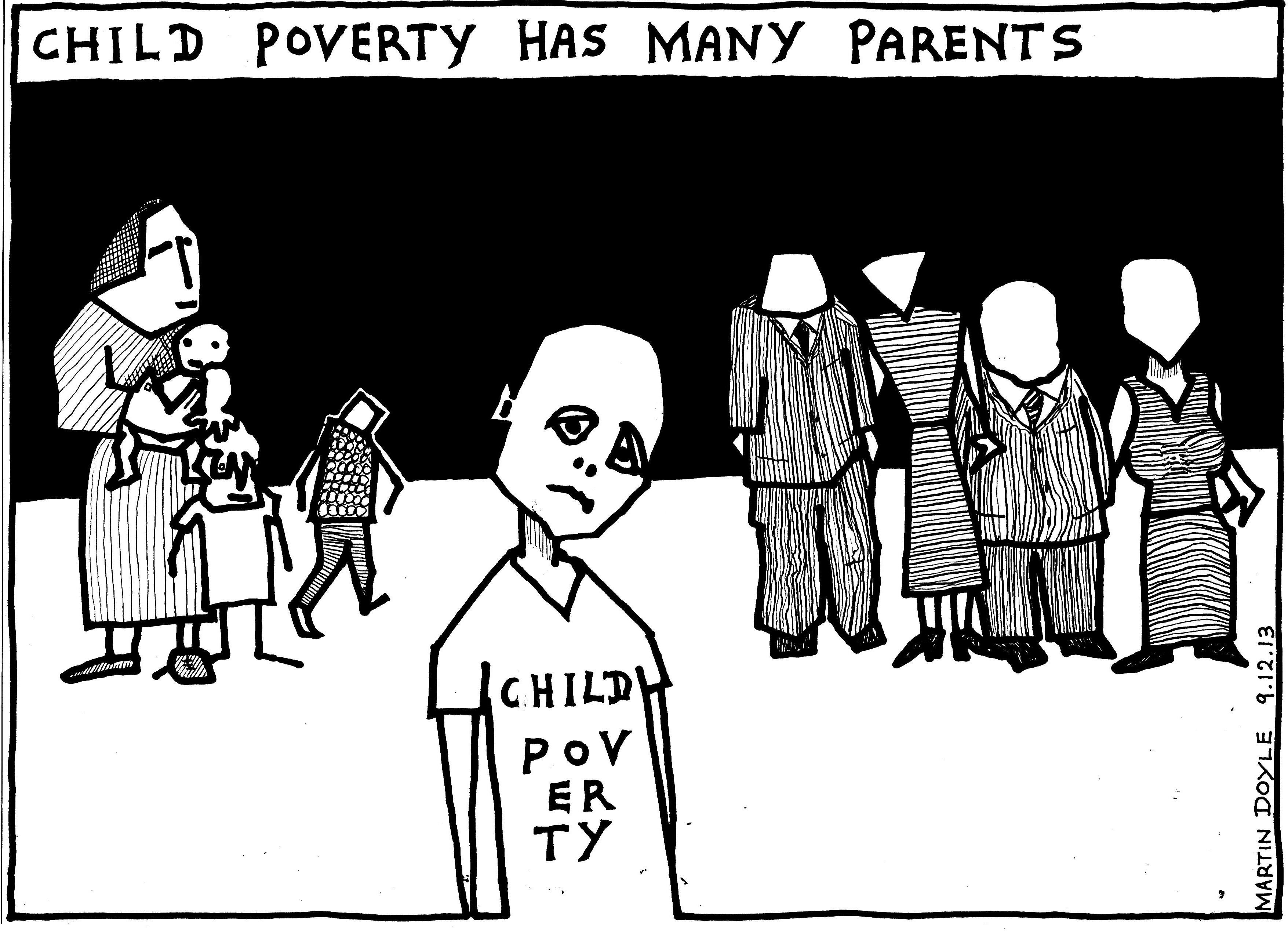 Martin Doyle cartoon: Child poverty has many parents | Scoop News