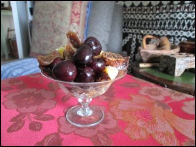 Summer Fruit Salad
with Cherries, Figs and Cointreau