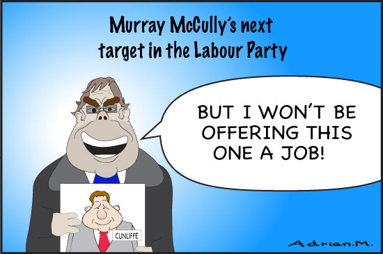 Murray McCully says
David Cunliffe is
next