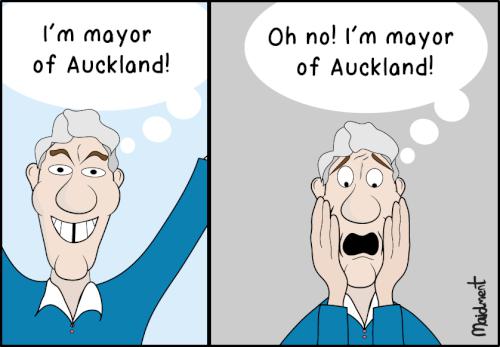 Phil Goff: I'm
Mayor of
Auckland!