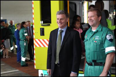 Bill English,
Wellington Free Ambulance