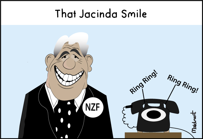 2017 NZ Election
– Winston Peters is
grinning