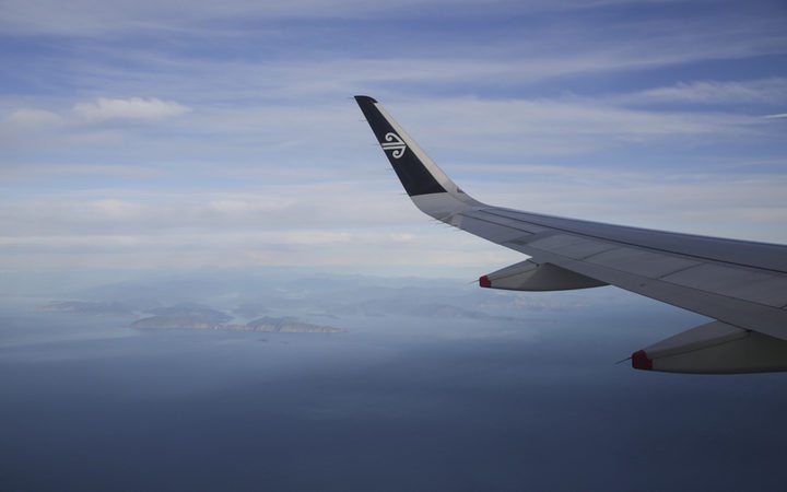 Air New Zealand
plane Photo: RNZ / Rebekah Parsons-King 