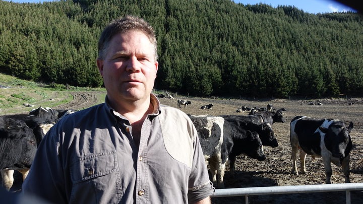 Simon Lusk, who is
filing court action against the Hawke's Bay Regional Council
over feedlots in the region. Photo: RNZ / Anusha Bradley