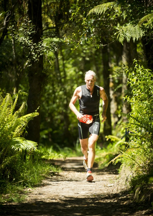 John Hellemans
running in Rotorua. Credit: David Beeche.