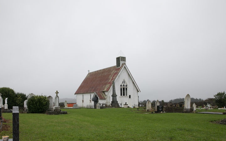 Ohaeawai Pa, St
Michael's church was built on the pa site in 1871 Photo:
RNZ/Dan Cook 