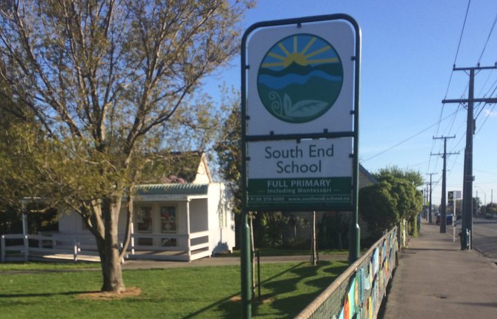 South End School.
Photo: RNZ / Catherine Hutton 