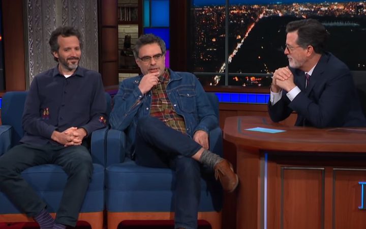 Bret McKenzie and
Jemaine Clement on The Late Show with Stephen Colbert Photo:
Screengrab / YouTube / The Late Show
