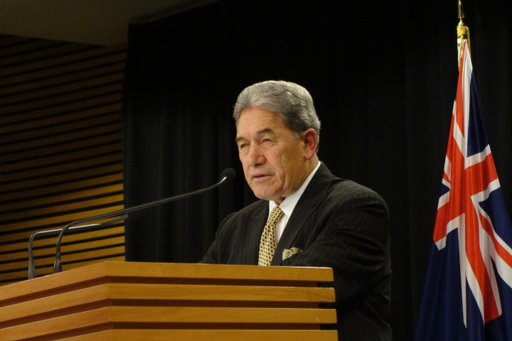 Winston Peters
while acting as Prime Minister in September 2018