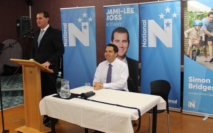 Jami-Lee Ross and
Simon Bridges before their political falling-out. Photo:
Facebook / Jami-Lee Ross 