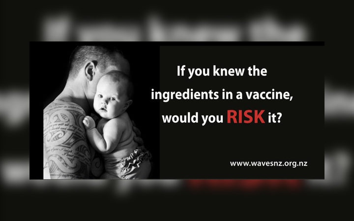 Billboard: If you
knew the ingredients in a vaccine, would you RISK it?