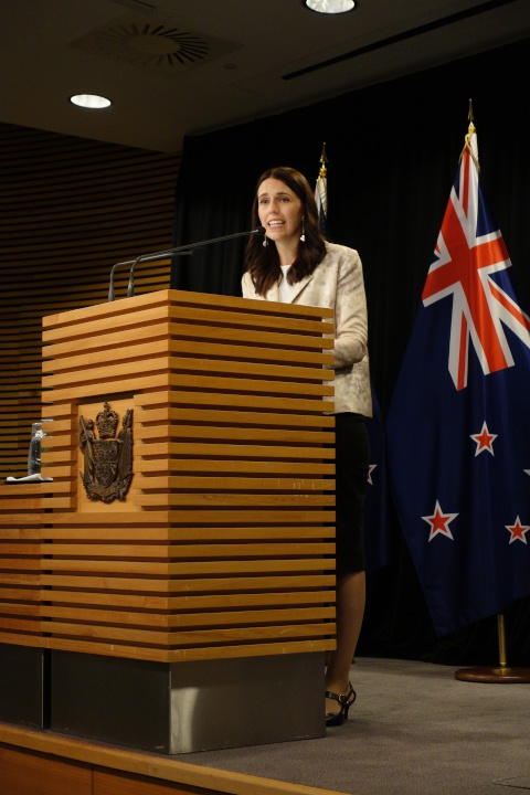 Prime Minister
Jacinda Ardern in the Beehive
Theatrette