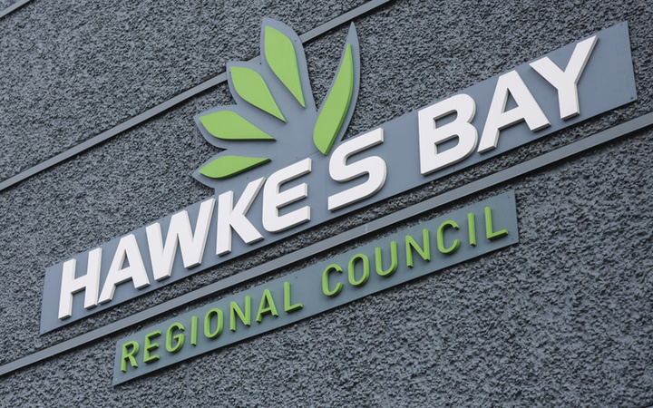 Hawke's Bay
Regional Council sign