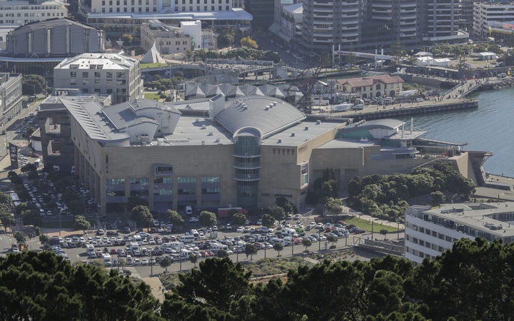 a view of the Te
Papa building