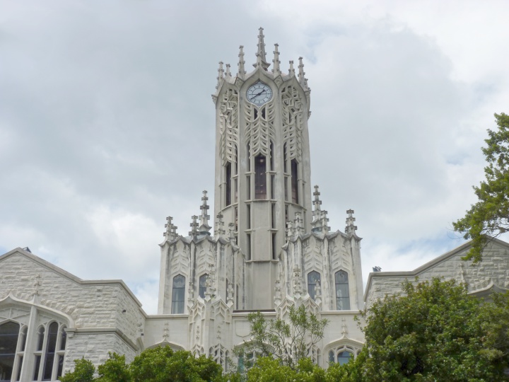 The university of
Auckland clock tower