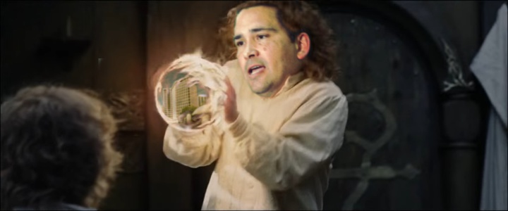 simon bridges, but
he's the hobbit hold the palantir from lord of the
rings